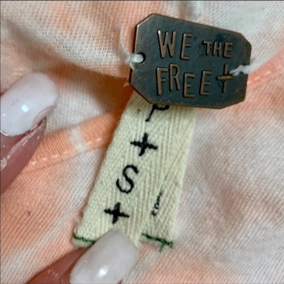 Free People  - Double Team Tie Dye Tee - Small - Picture 11 of 11